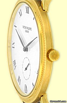 replica Patek Philippe Gent's 18K Yellow Gold Calatrava Strapwatch WATCHES 1