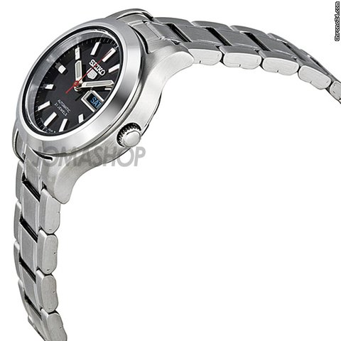 Seiko 5 Automatic Black Dial Stainless-Steel Bracelet Ladies Watch SYMD95 WATCHES 2