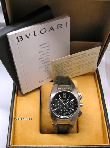 Bulgari ERGON Chronograph Automatik Edelstahl WATCHES 2