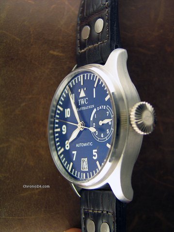 IWC Platinum Big Pilot Blue WATCHES 2