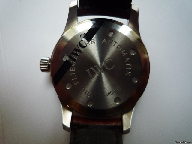 replica IWC Mark XV Spitfire -- Silver Dial/Brown Strap -- As New WATCHES 1