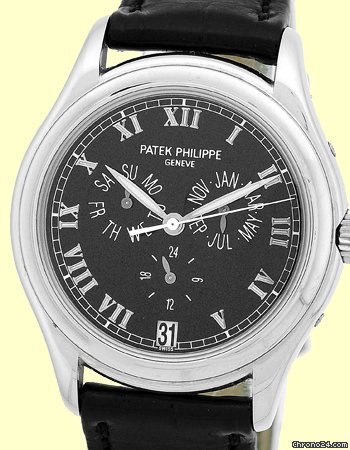 Patek Philippe Gent's Platinum Ref# 5035P Annual Calendar Strapwatch WATCHES 2
