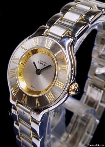 Cartier Must 21 Steel/Gold WATCHES 2