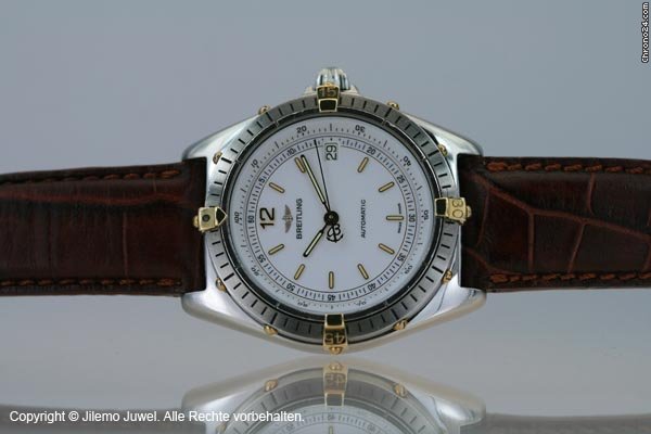 Breitling Antares Automatic Stahl / Gold Lederband WATCHES 2