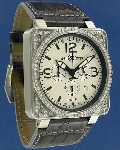 Bell & Ross Instrument Chrono Diamonds WATCHES 2