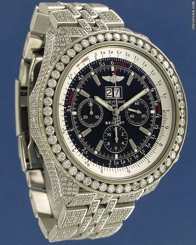Breitling Bentley 6.75 Speed FULL DIAMONDS!! 11CT +.! WATCHES 2
