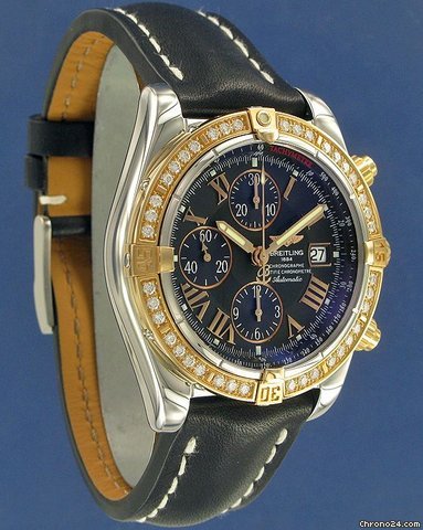 Breitling Chronomat Evolution Pink Gold/Steel/Diamonds !NEW! 34% OFF! WATCHES 2