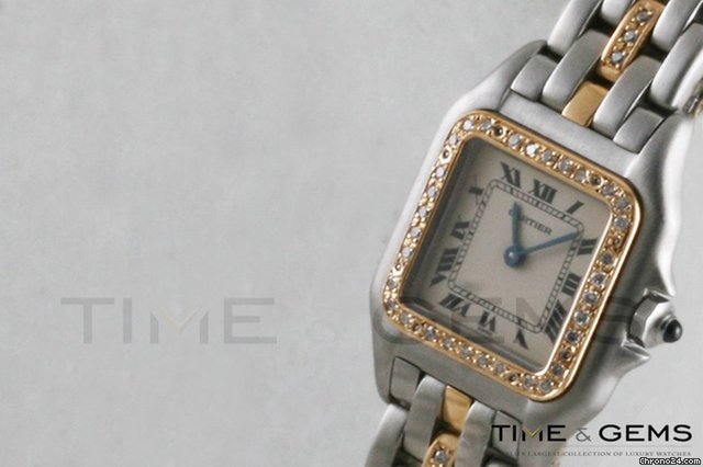 Cartier Panthere 18k Yellow Gold & Steel Watch WATCHES 2