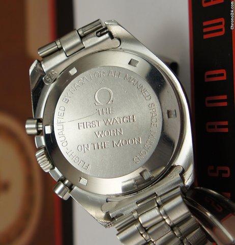 replica Omega Speedmaster FIRST WORN ON THE MOON caseback rare vintage 861 WATCHES 1