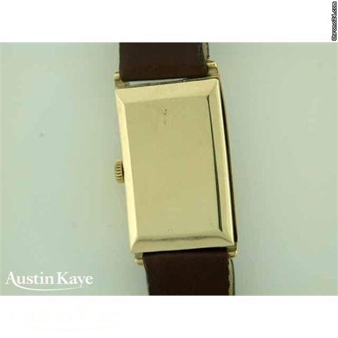 Omega 9ct gold manual on strap WATCHES 2