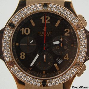 Hublot CAPPUCCiNO ROSE GOLD DiAMOND BEZEL 44 mm WATCHES 2
