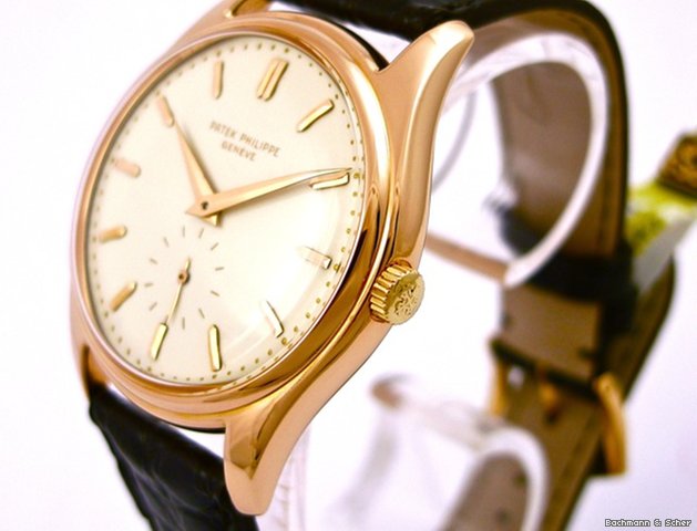 Patek Philippe Calatrava Ref.: 2526 rose gold, enamel dial, Cal.: 600 WATCHES 2