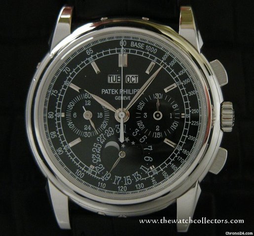 Patek Philippe Fine & Rare Chronograph Perpetual Calendar "Ref. 5970 Platinum" Full Set WATCHES 2