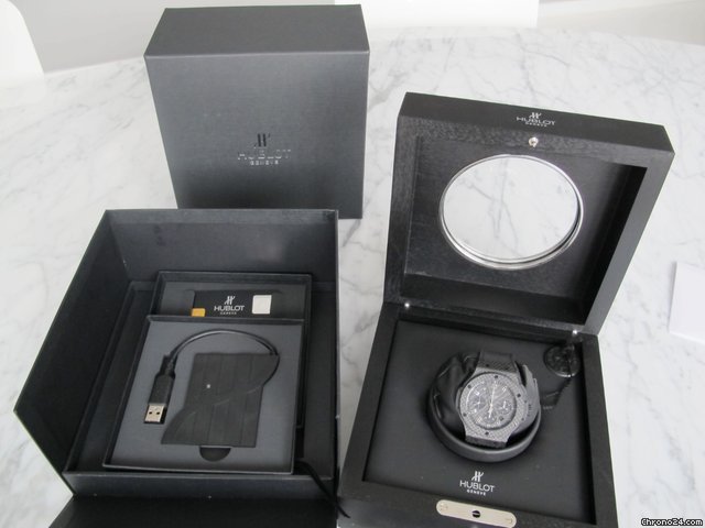 Hublot BIG BANG ALL BLACK CARBON WATCHES 2