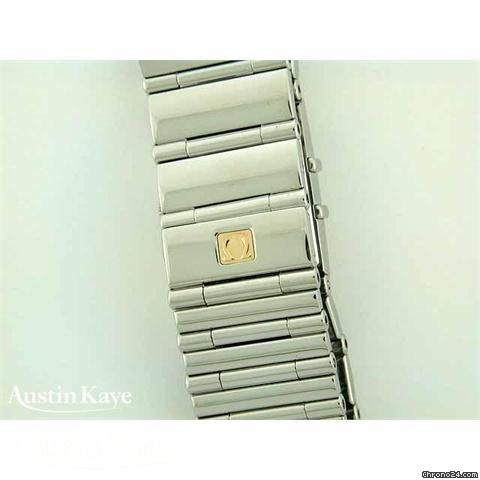 Omega Quadra Constellation steel quartz movement on bracelet WATCHES 2