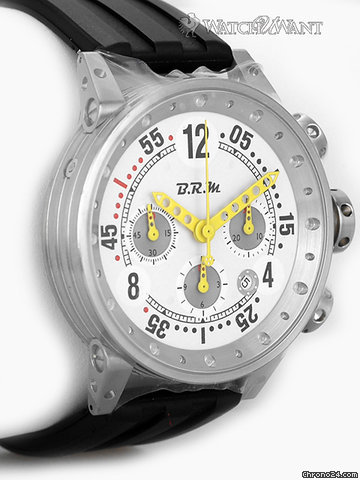 replica B.R.M V-12 Automatic Chronograph - Ref. V12/44 - 44mm Stainless Steel Piston Shaped Case - Brand New WATCHES 1