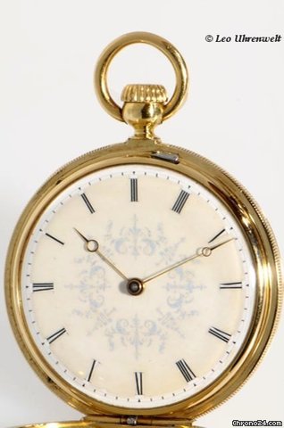Patek Philippe SELTENE 18Kt GOLD-SAVONETTE MIT CALATRAVA-KREUZ-ZIFFERBLATT WATCHES 2