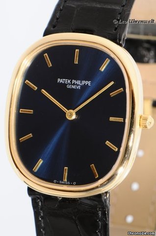 Patek Philippe NEUWERTIGE ELLIPSE AUTOMATIC 18KT GOLD LUXUS-HERRENUHR WATCHES 2