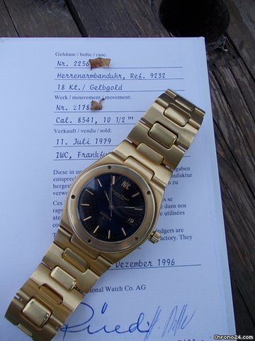 IWC Jumbo Ingenieur in Gelbgold WATCHES 2