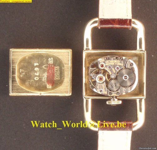 Jaeger-LeCoultre Rare Etrier for HermEs - solid 18k gold (year1960') -Perfect WATCHES 2