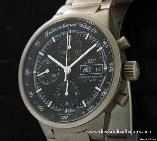 IWC GST Aquatimer Chronograph Auto Titanium"Ref.3707" Etat Exceptionnel WATCHES 2