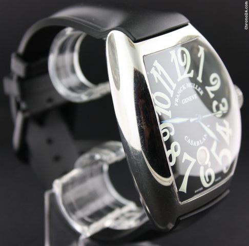 Franck Muller Casablanca black dial black rubber strap WATCHES 2