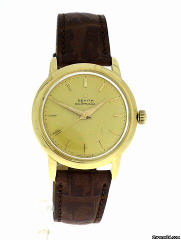 replica Zenith Hammerautomatik Automatik 750/Gelbgold an Lederband WATCHES 1