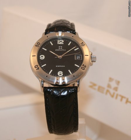Zenith Espada Stahl Lederband WATCHES 2