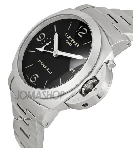 Panerai Steel Luminor 1950 GMT Watch PAM00329 WATCHES 2