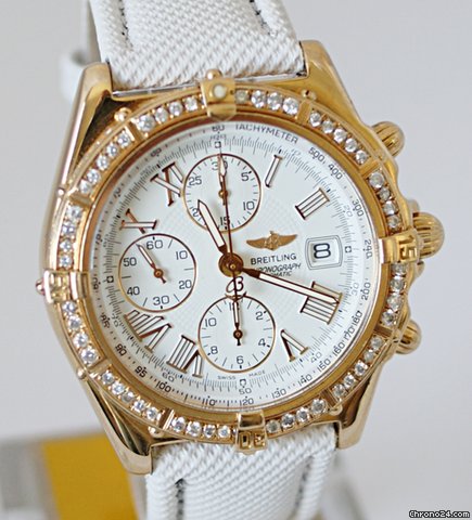 Breitling Windrider Crosswind 18k Gold 92 Brillianten WATCHES 2