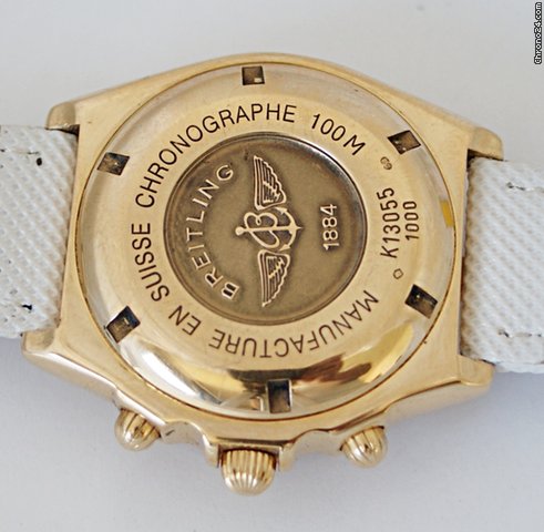 replica Breitling Windrider Crosswind 18k Gold 92 Brillianten WATCHES 1
