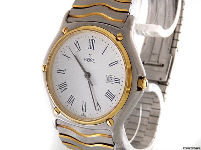 replica Ebel "Sport Classique", medium, Stahl/Gold WATCHES 1