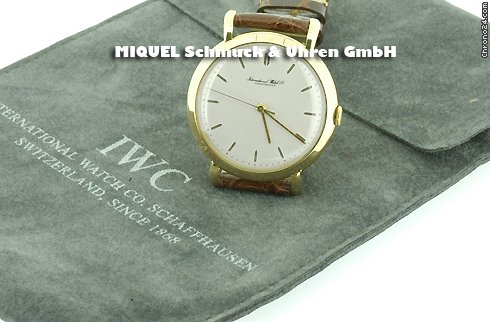 replica IWC Handaufzug in 750er Gelbgold Kal.89 (gebraucht) WATCHES 1