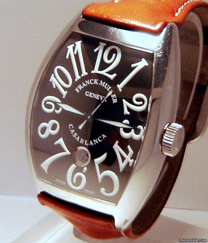 replica Franck Muller CURVEX CASABLANCA 8880 C DT UOMO ACCIAIO PELLE WATCHES 1