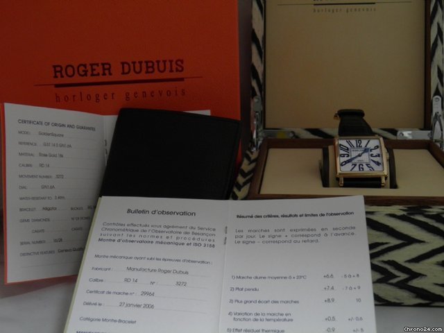 Roger Dubuis Golden Square Limited Edition. WATCHES 2