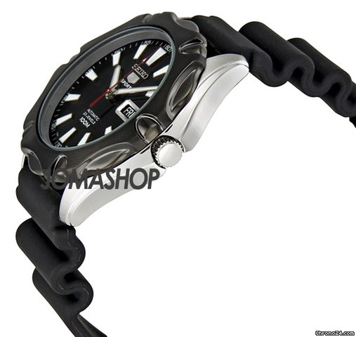 Seiko 5 Sports Black Dial Automatic Mens Watch SNZG93 WATCHES 2