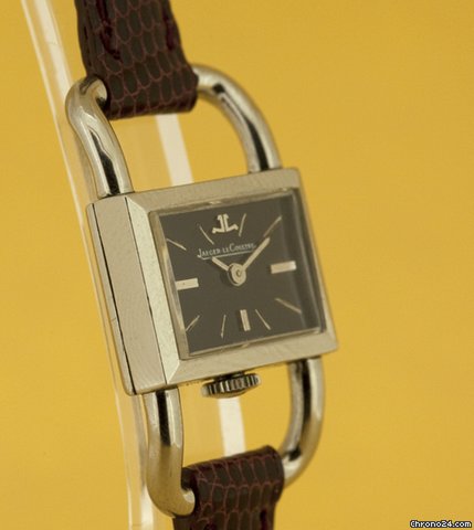 Jaeger-LeCoultre HERMES ETRIER BLACK DIAL ACIER WATCHES 2