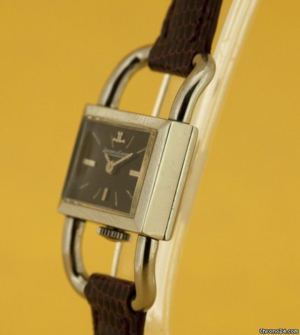 replica Jaeger-LeCoultre HERMES ETRIER BLACK DIAL ACIER WATCHES 1