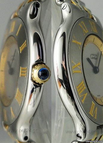 replica Cartier Must 21 de Cartier Gold/Steel 31mm WATCHES 1