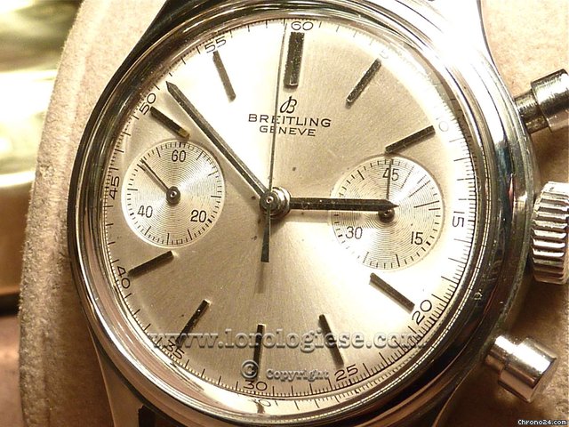 replica Breitling Vintage 1945 Waterproof Chronograph - ref. 790 WATCHES 1