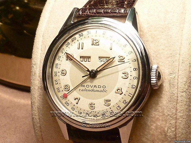 Movado Calendomatic - Vintage Full Calendar with Two-Tones dial WATCHES 2