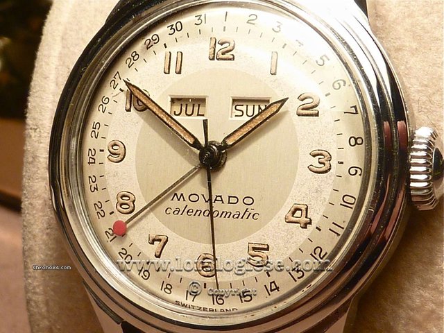 replica Movado Calendomatic - Vintage Full Calendar with Two-Tones dial WATCHES 1