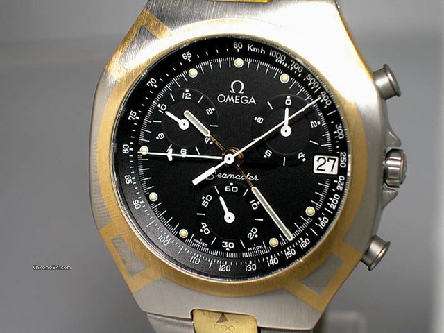 replica Omega "SEAMASTER Albertville 1992 Barcelona" Chrono Edelstahl/GG WATCHES 1