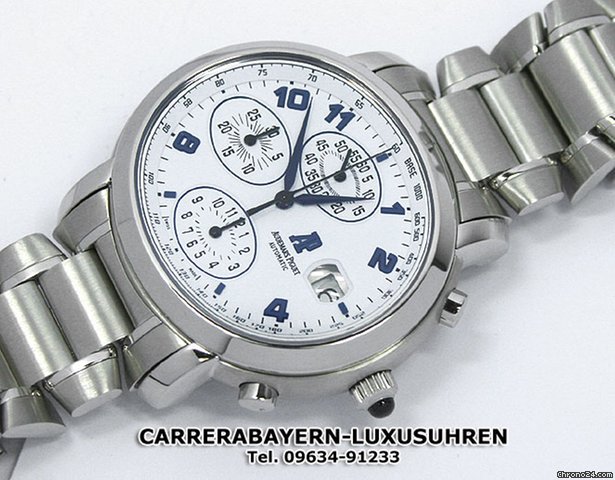 Audemars Piguet Millenary Chrono Stahl/Stahl wei es ZB WATCHES 2