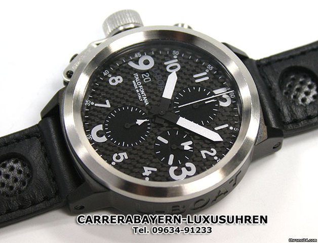 U-Boat Flightdeck CAB Chrono PVD 43mm Karbon WATCHES 2