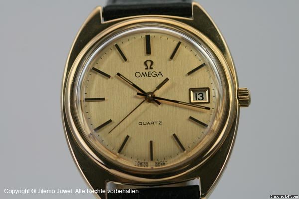 replica Omega Quartz Edelstahl / Gold mit Datum WATCHES 1 