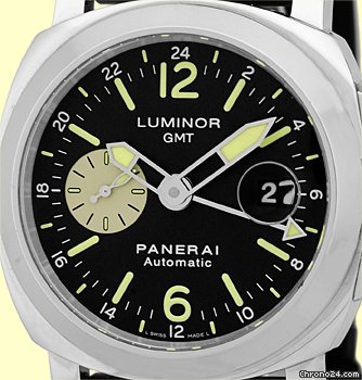 Panerai Gent's Stainless Steel 44mm Luminor GMT PAM 88 WATCHES 2