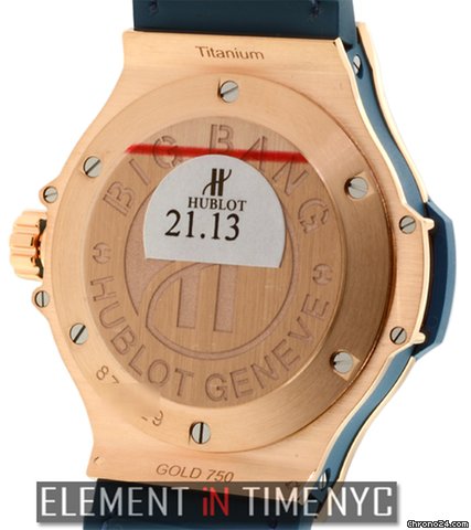 replica Hublot Big Bang Quartz Gold Tutti Frutti 38mm 18k Rose Gold NIB WATCHES 1