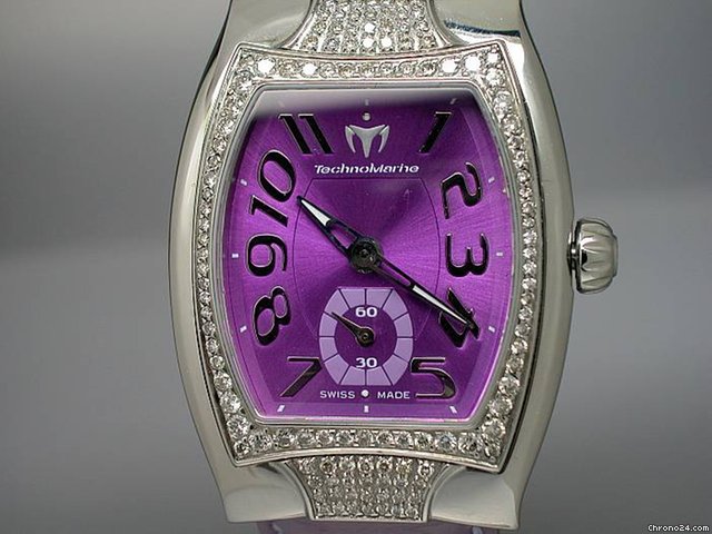 replica Technomarine "Lady Square" Edelstahl mit Diamantbesatz WATCHES 1