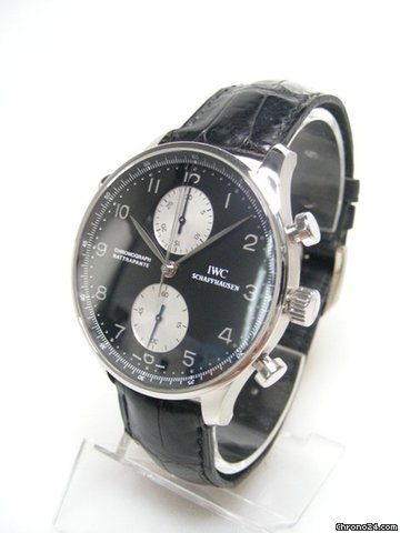 IWC Portugaise chronographe rattrapante/split second white gold/or blanc limited edition 100 pieces cadran noir/black dial WATCHES 2